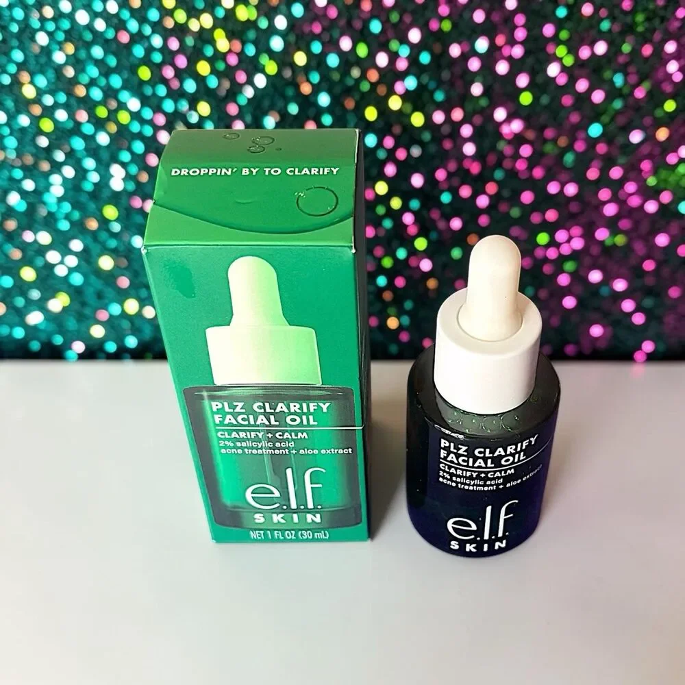 E.L.F. SKIN PLZ Clarify Facial Oil Full Size 1 FL OZ NIB